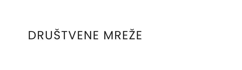 Društvene mreže